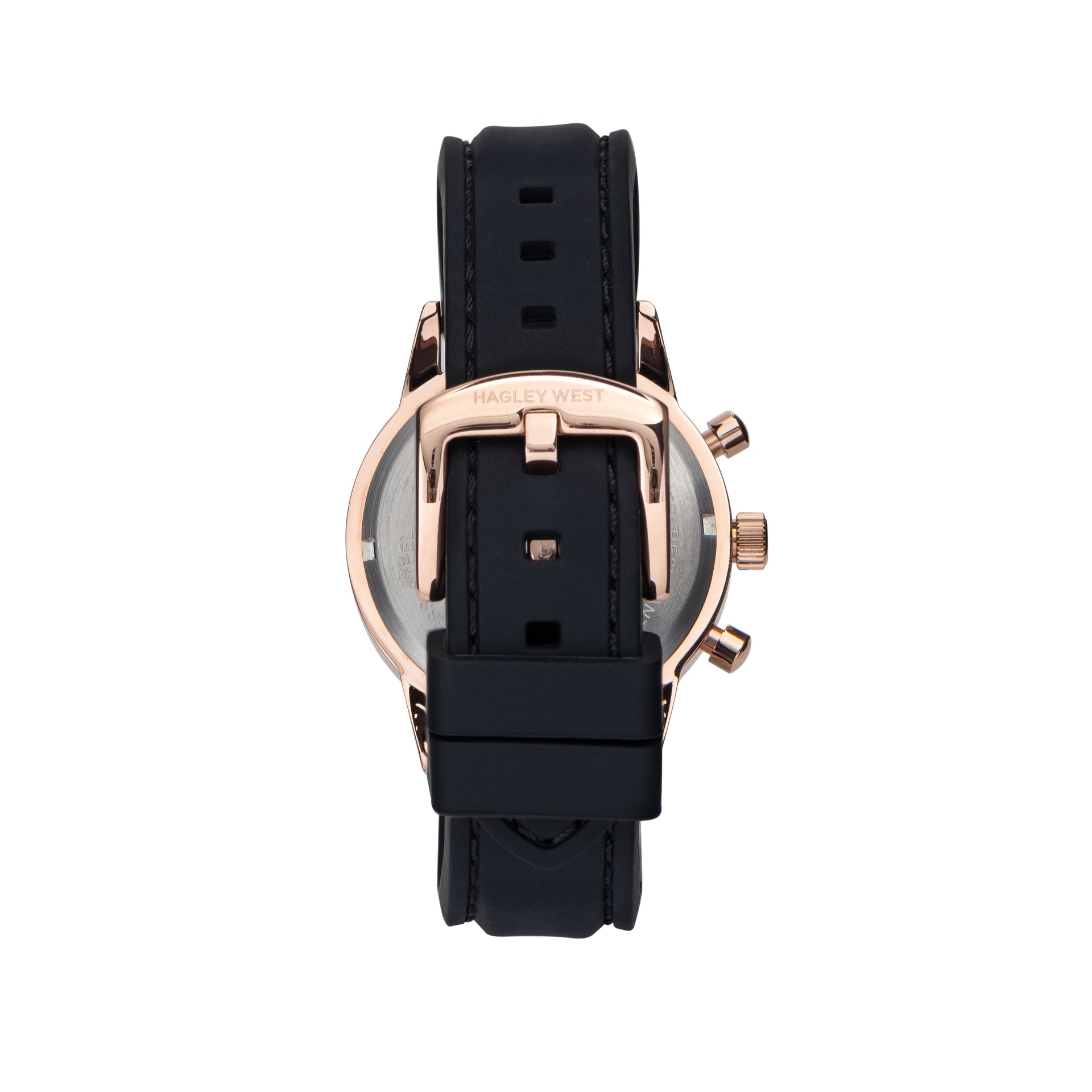 LYJ II Augustine | Black & Rose Gold Watch | Women's Watches | Hagley West