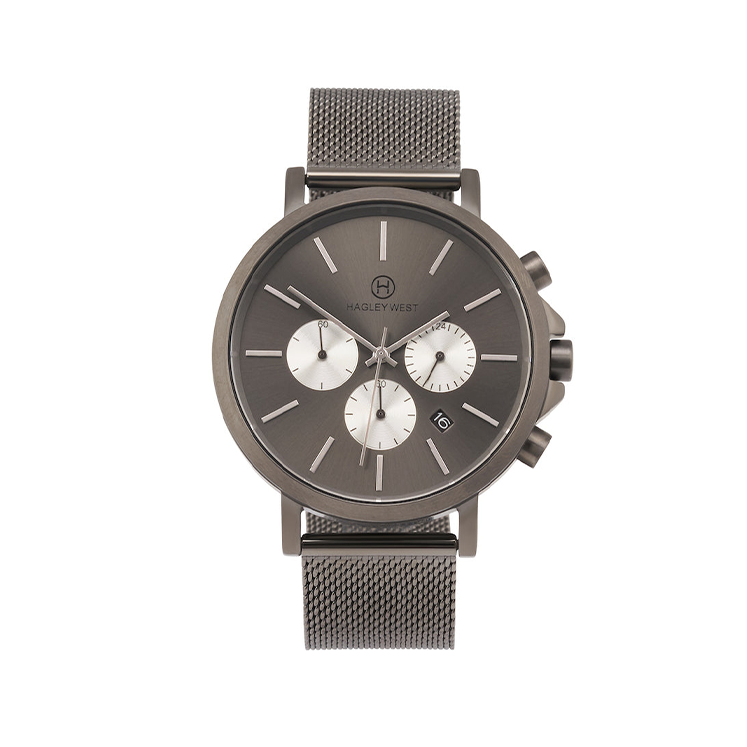 Chrono Collection | Gunmetal Watch | Men's Watches | Hagley West