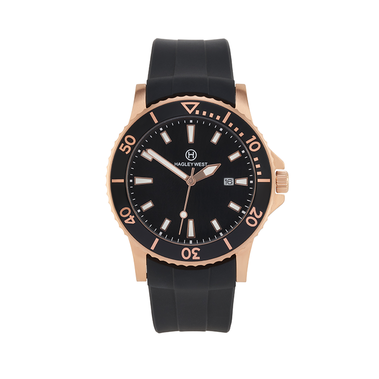 Diver - EDGBASTON | Rose Gold/Black