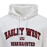 White Pullover Hoodie for Men & Women | Hagley West