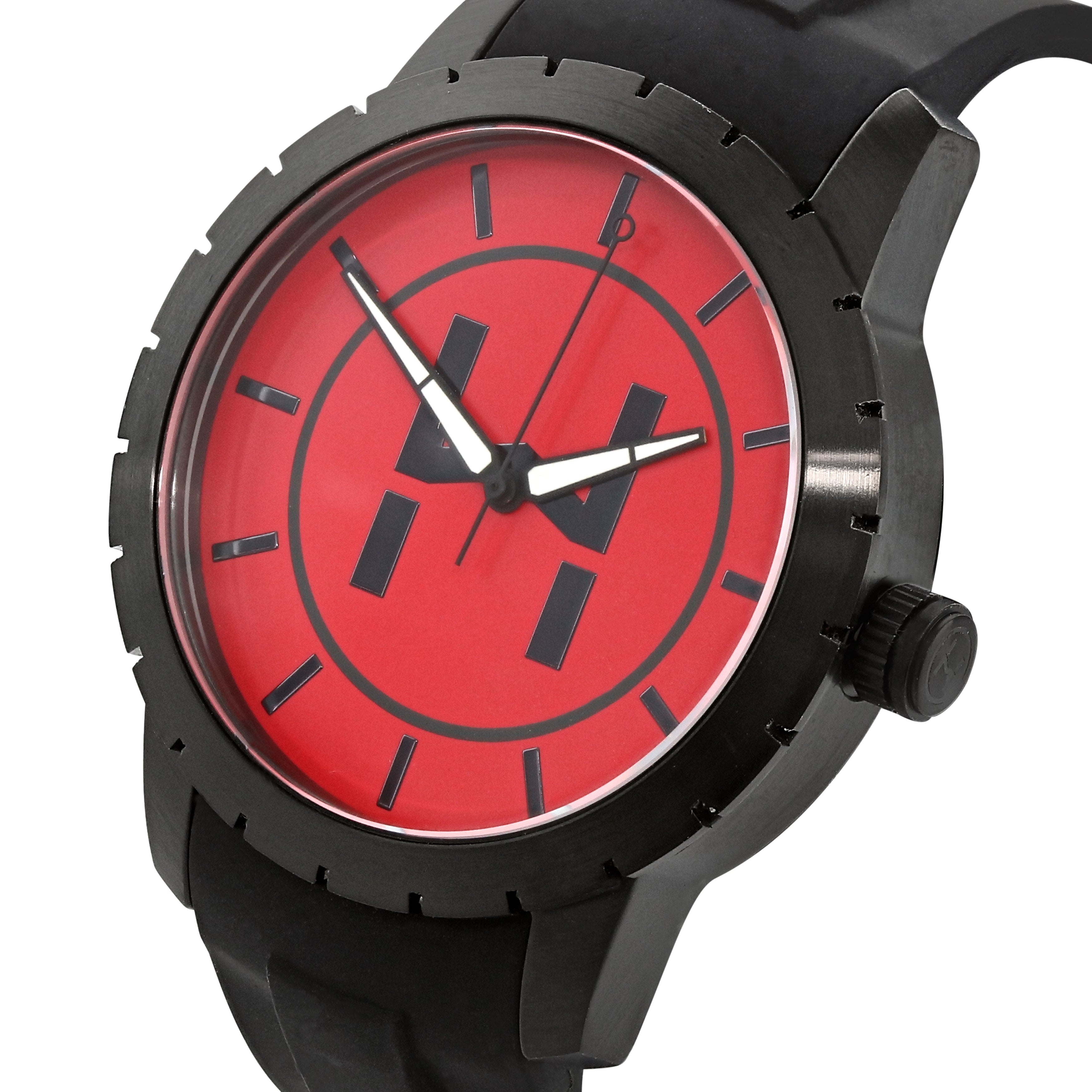 Original Hagley West Watch | Black & Red Watch for Men