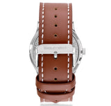 Entrepreneur Gratitude | Blue & Brown Leather Watch | Men's Watches | Hagley West