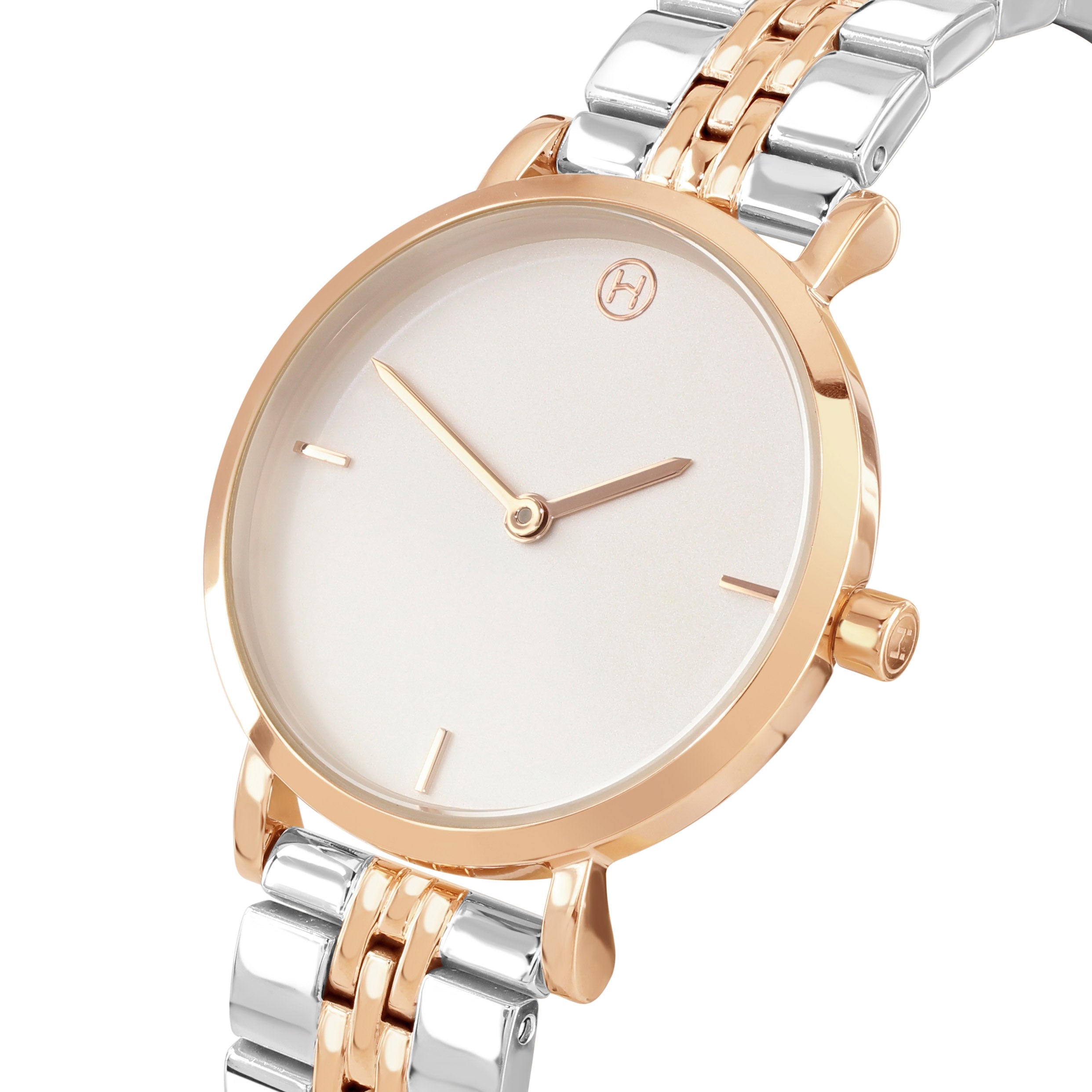 Herts Radlett | White & Rose Gold Watch | Women's Watches | Hagley West