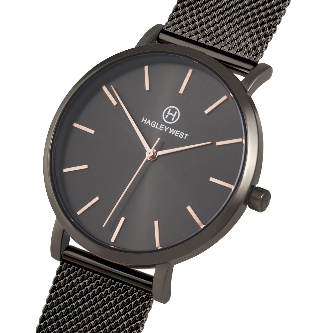 Inspiration Sarah | Gunmetal & Rose Gold Watch | Women's Watches | Hagley West